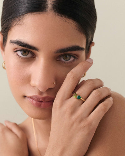 Personalized Toi Et Moi Gemstone Ring