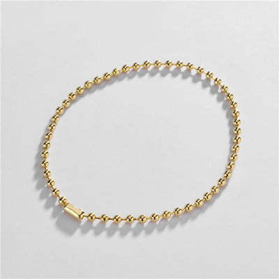 Gold Bead Choker Necklace | Choker Necklace Set