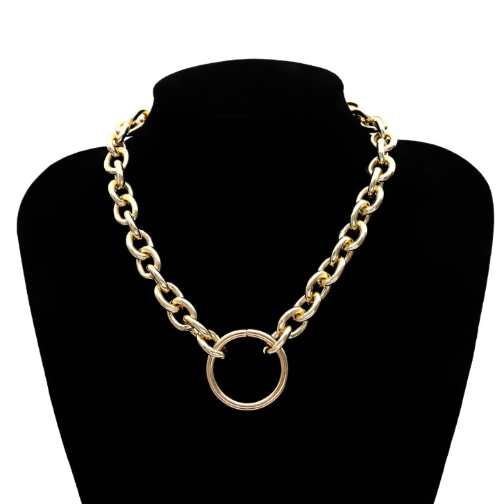 Punk Exaggerated Metal Necklace