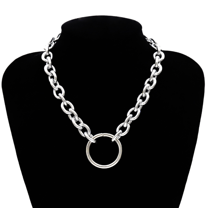 Punk Exaggerated Metal Necklace