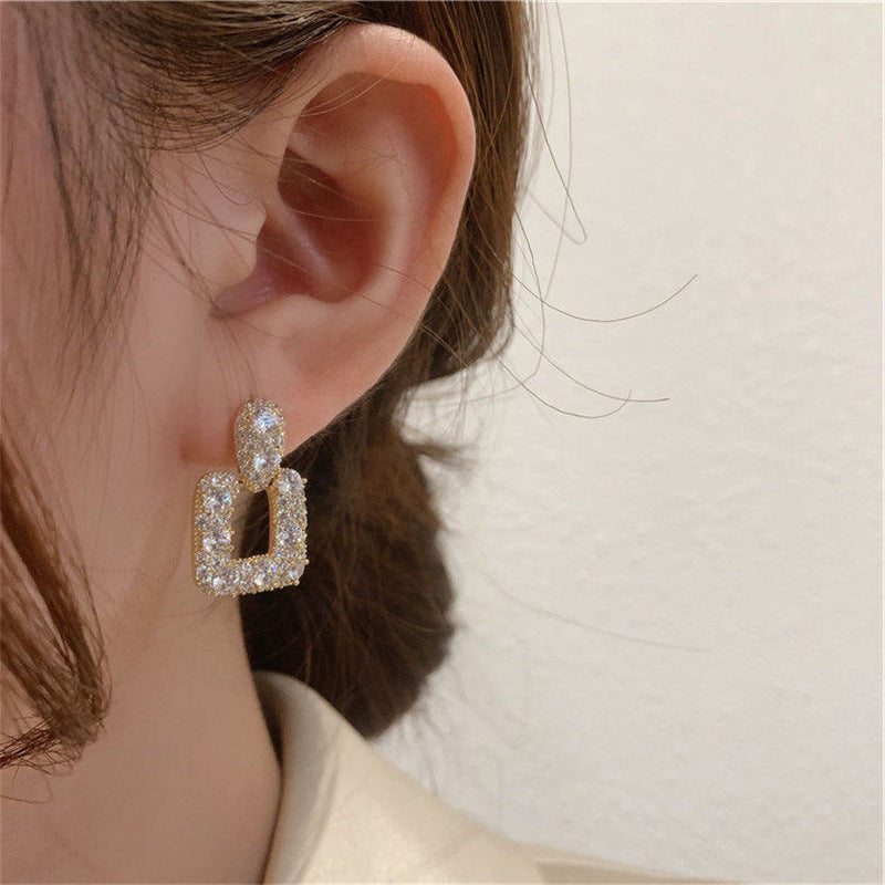 Geometric Square Simple Earrings | Earrings For Women Online