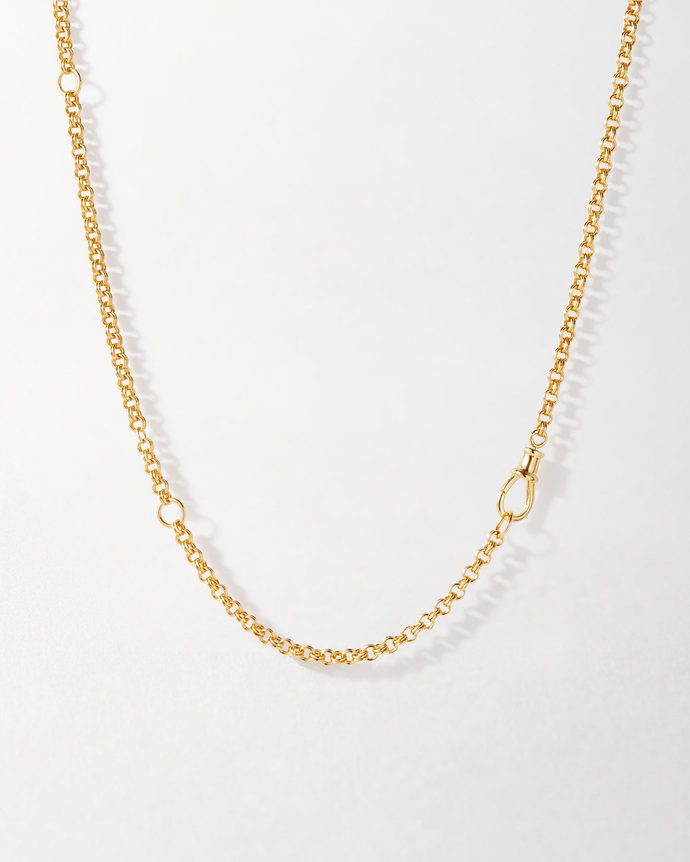 Gold Modular Chain Necklace by Charlotte Collins