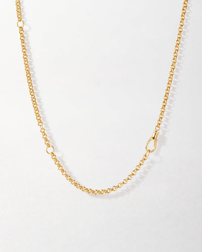 Gold Modular Chain Necklace by Charlotte Collins