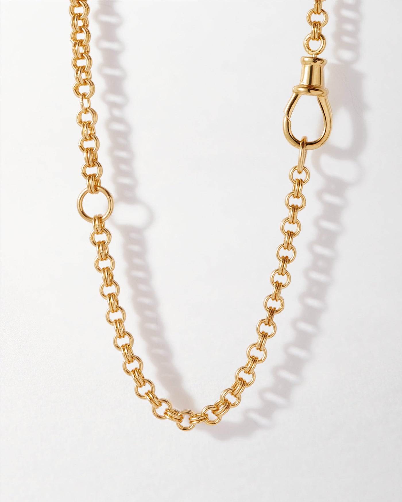 Gold Modular Chain Necklace by Charlotte Collins