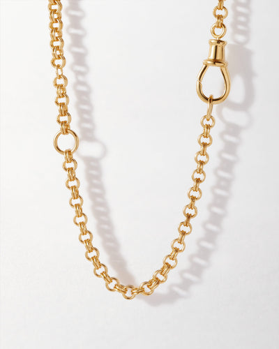 Gold Modular Chain Necklace by Charlotte Collins