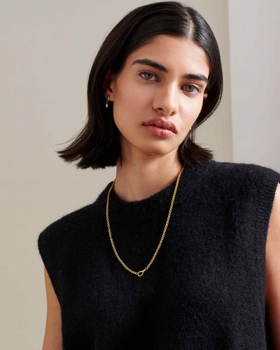 Gold Modular Chain Necklace by Charlotte Collins