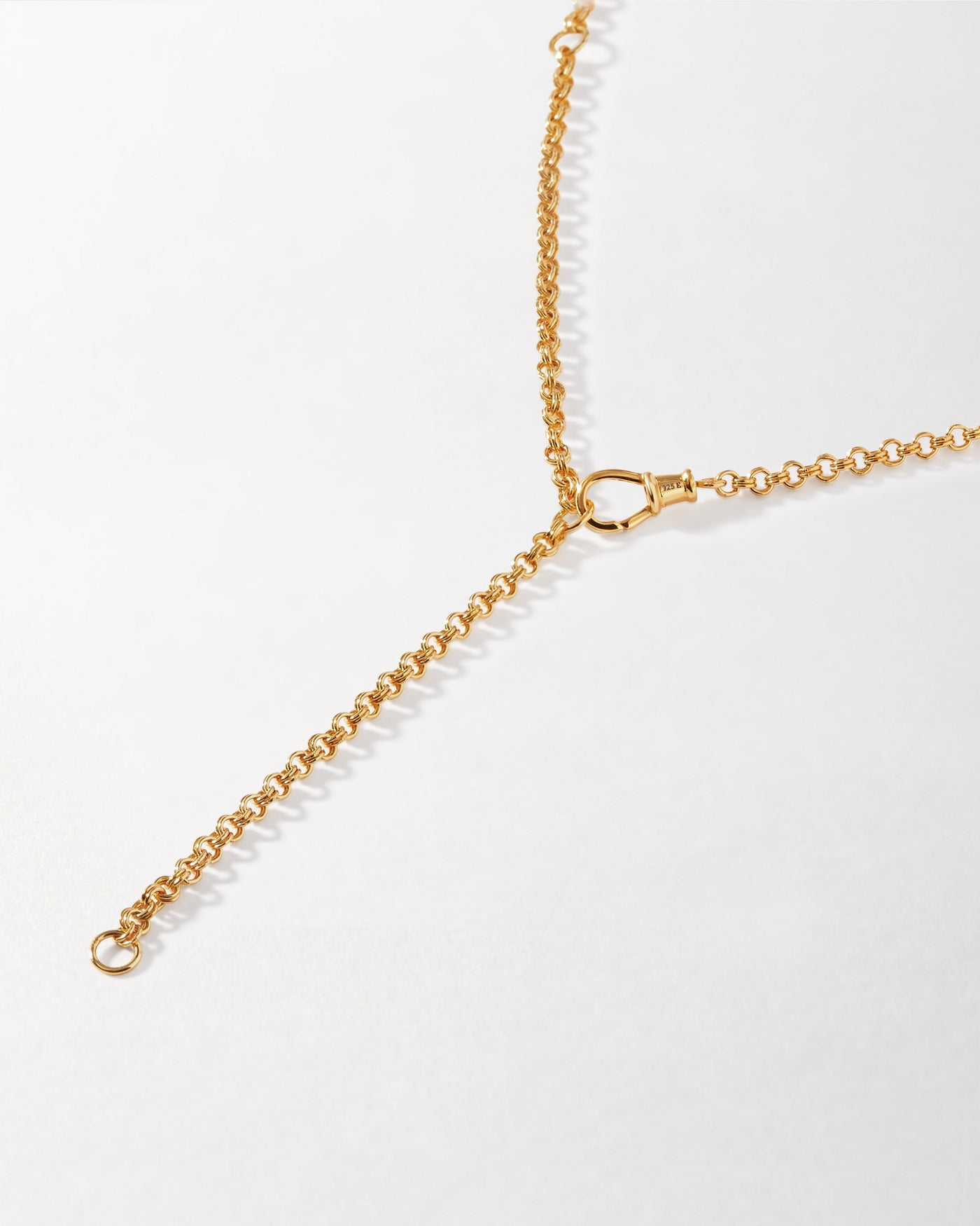 Gold Modular Chain Necklace by Charlotte Collins