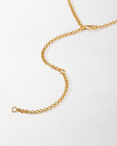 Gold Modular Chain Necklace by Charlotte Collins