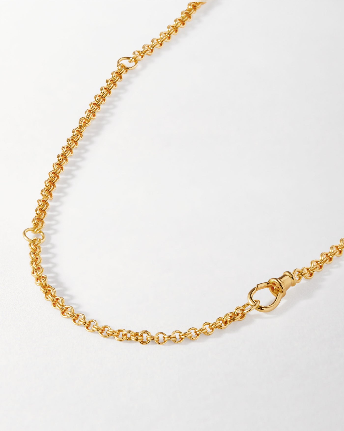 Gold Modular Chain Necklace by Charlotte Collins