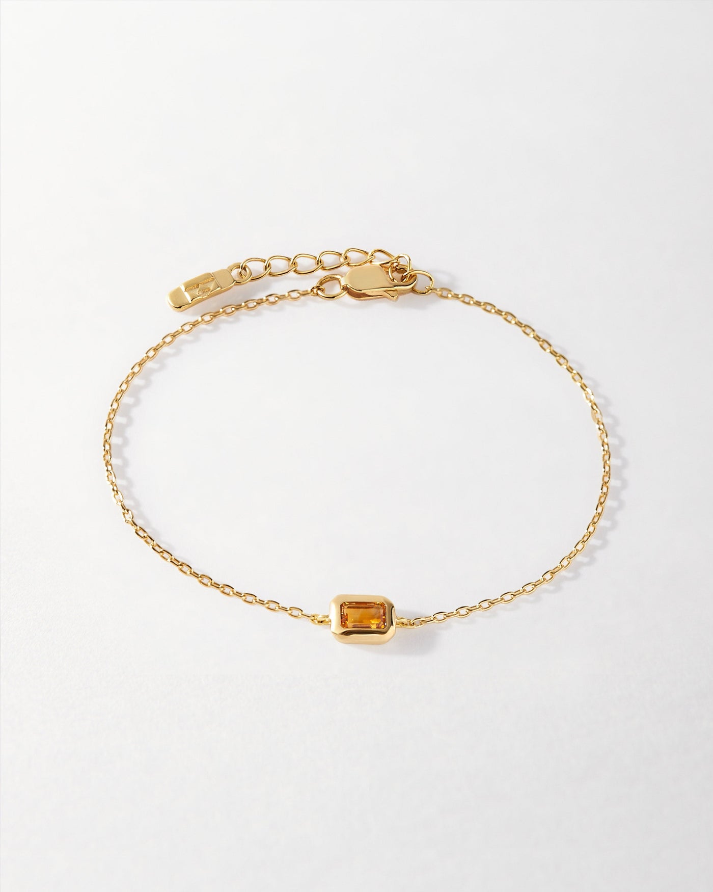 November Birthstone Bracelet with Deco Citrine