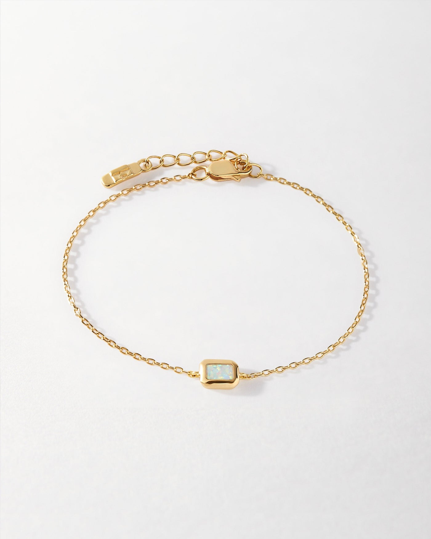October Birthstone Bracelet with Deco Opal