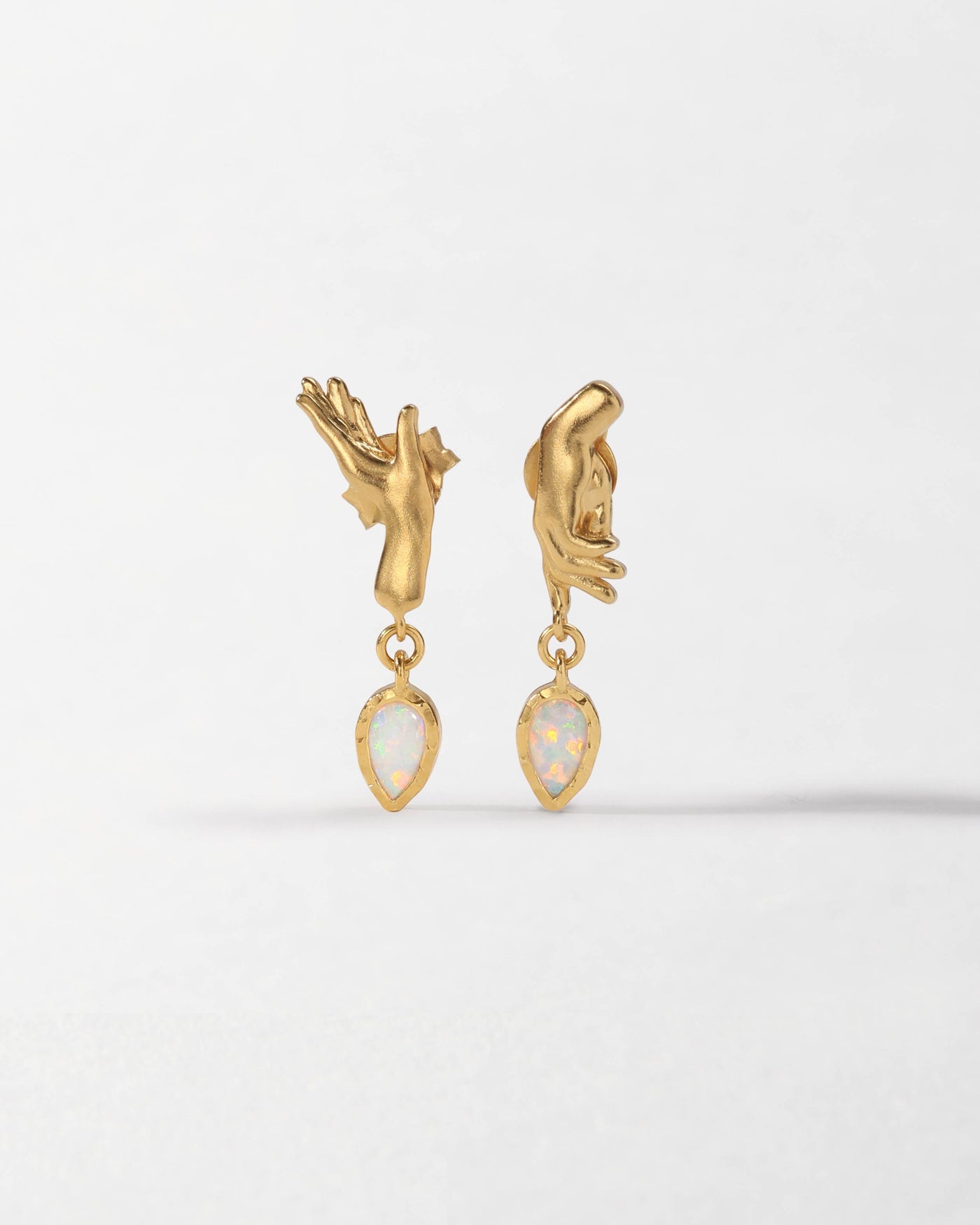 Opal Earrings by Hand in Hand