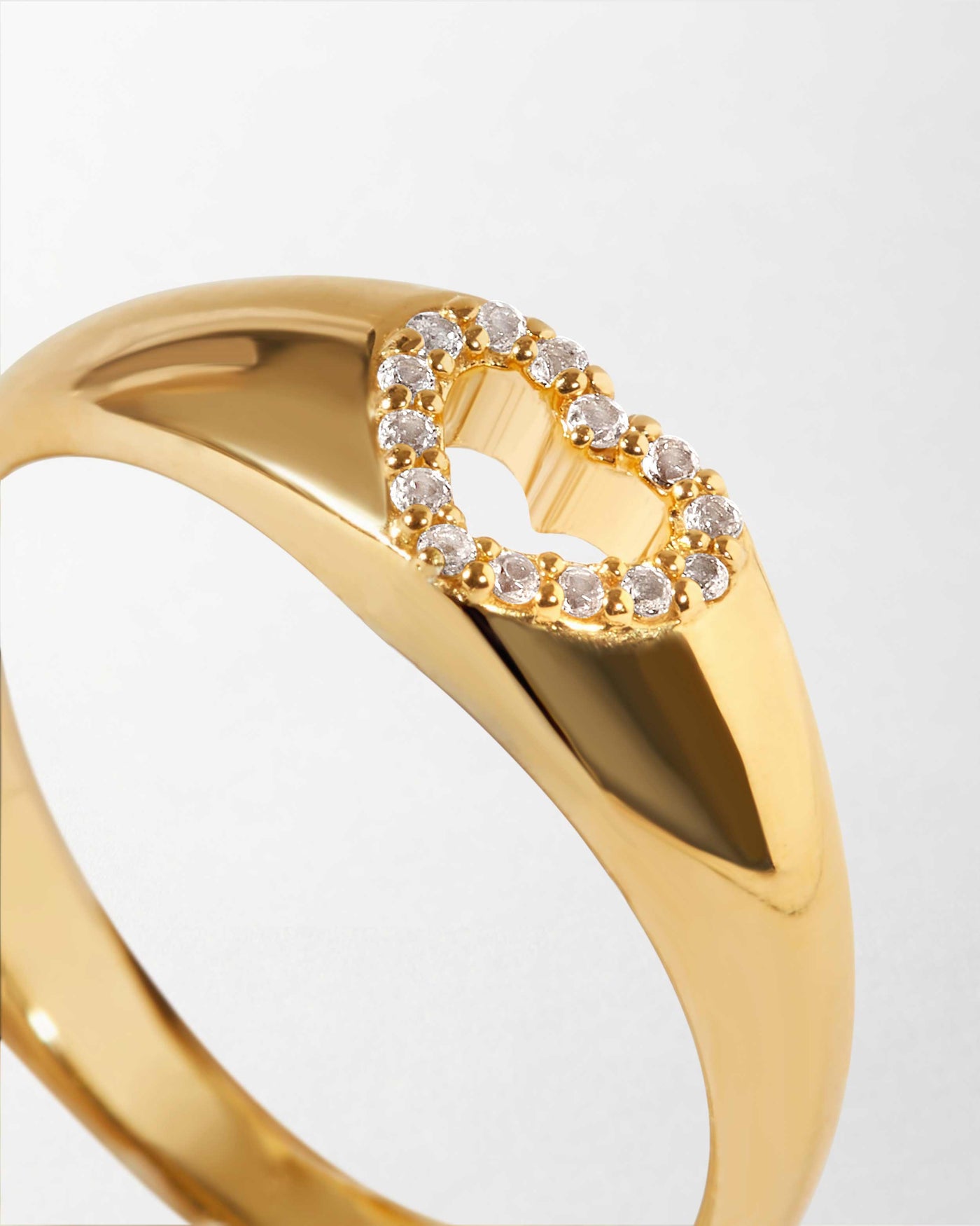 Sophia Heart-Shaped Signet Ring