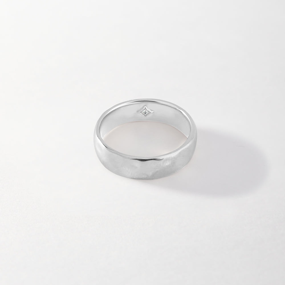 Silver Halo Ring