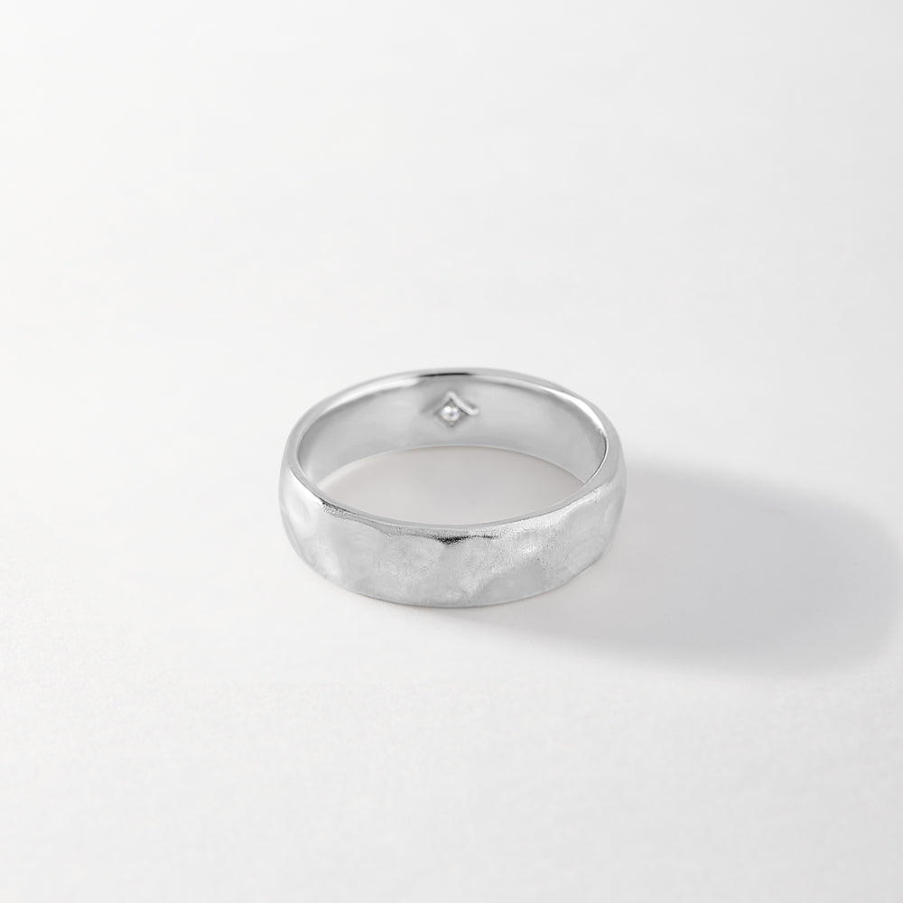 Silver Halo Ring