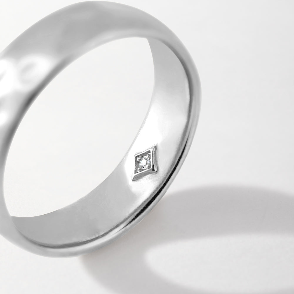 Silver Halo Ring