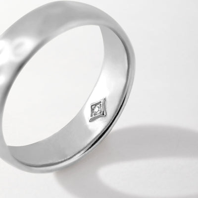 Silver Halo Ring