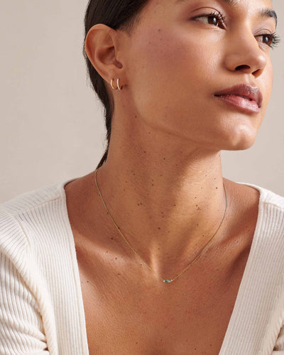 Emerald Ray Intuition Necklace