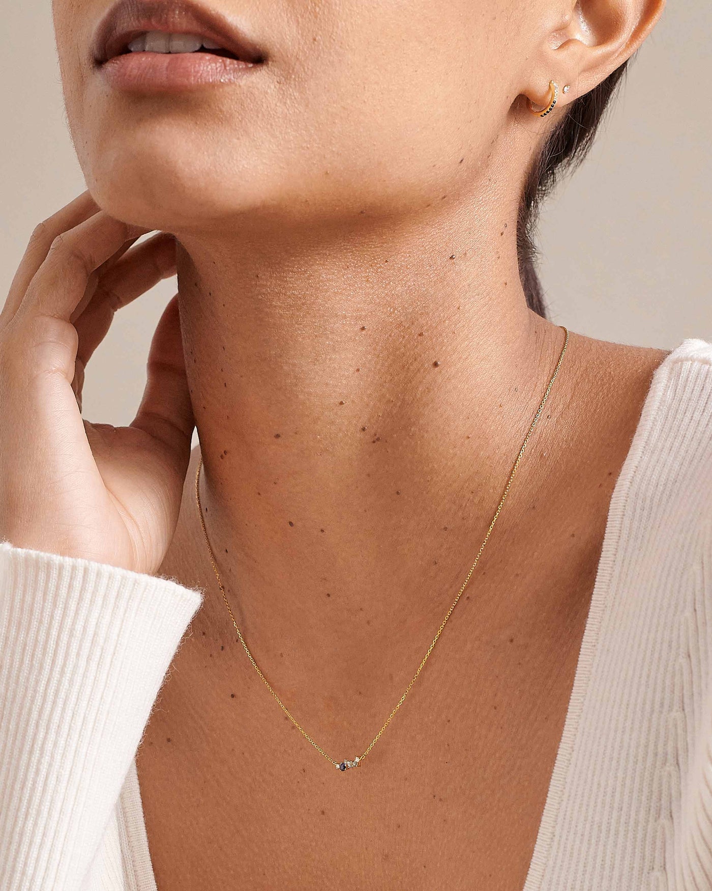 Sapphire Ray Intuition Necklace