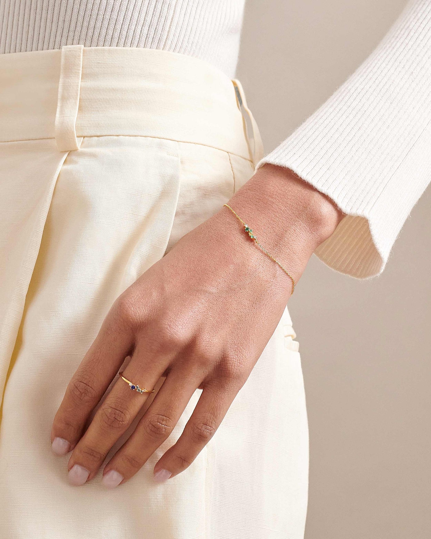 Sapphire Ray Intuition Ring