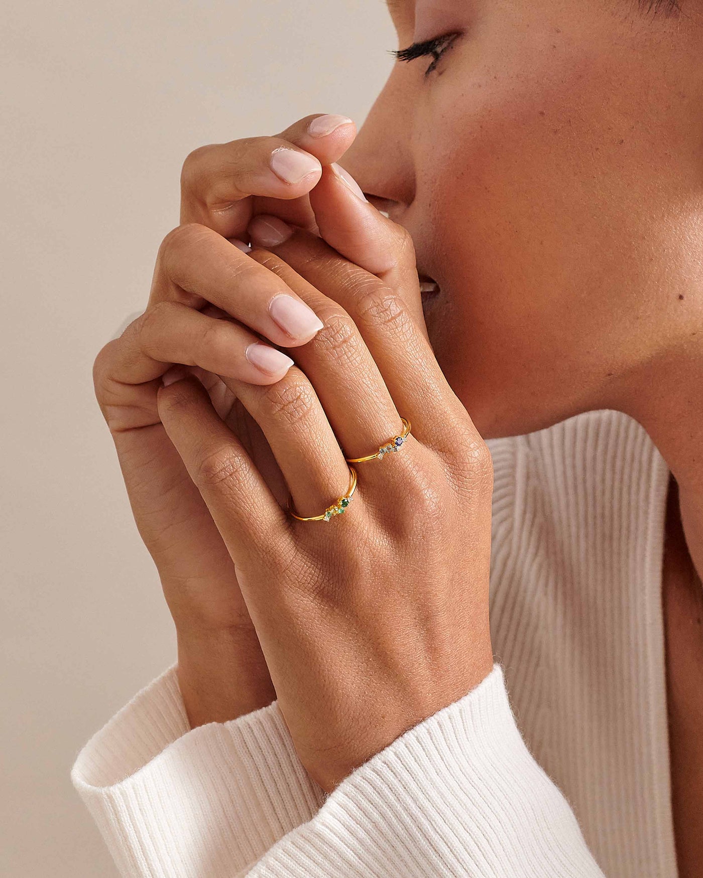 Sapphire Ray Intuition Ring