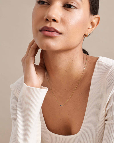 Sapphire Ray Intuition Necklace