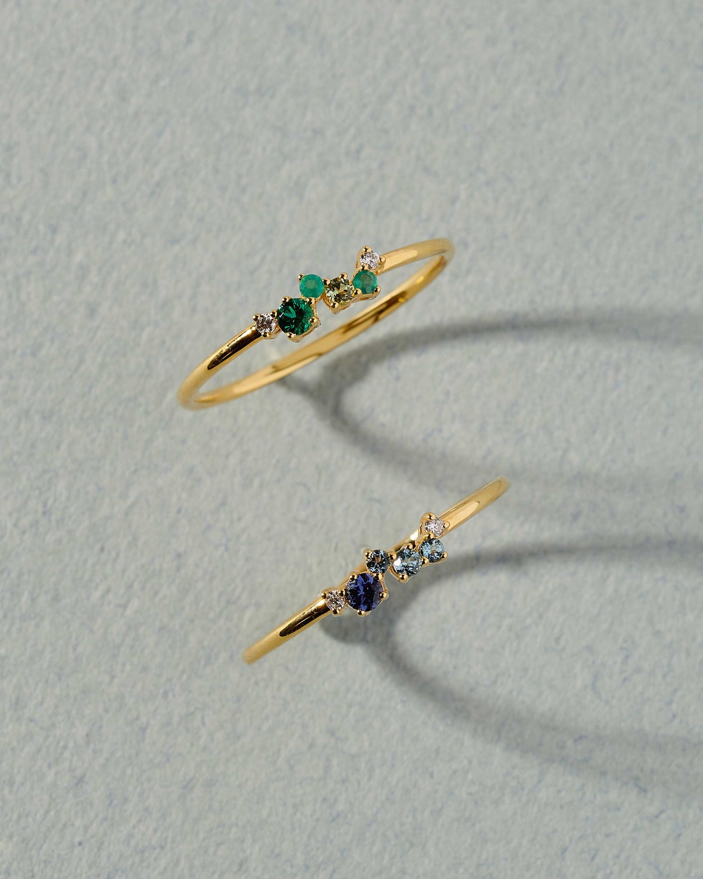 Emerald Ray Intuition Ring