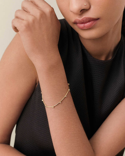 Marquise Cut Diamond Tennis Bracelet
