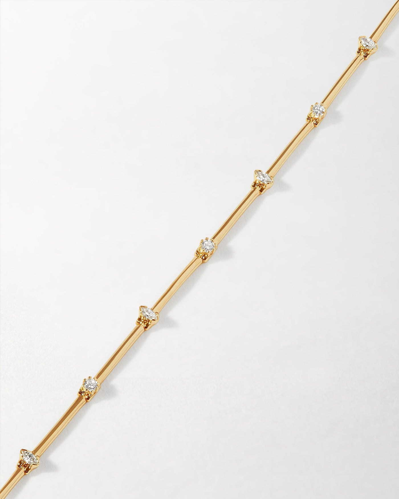 Marquise Cut Diamond Tennis Bracelet