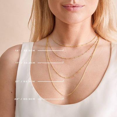 Gold Double Initial Pendant Necklace