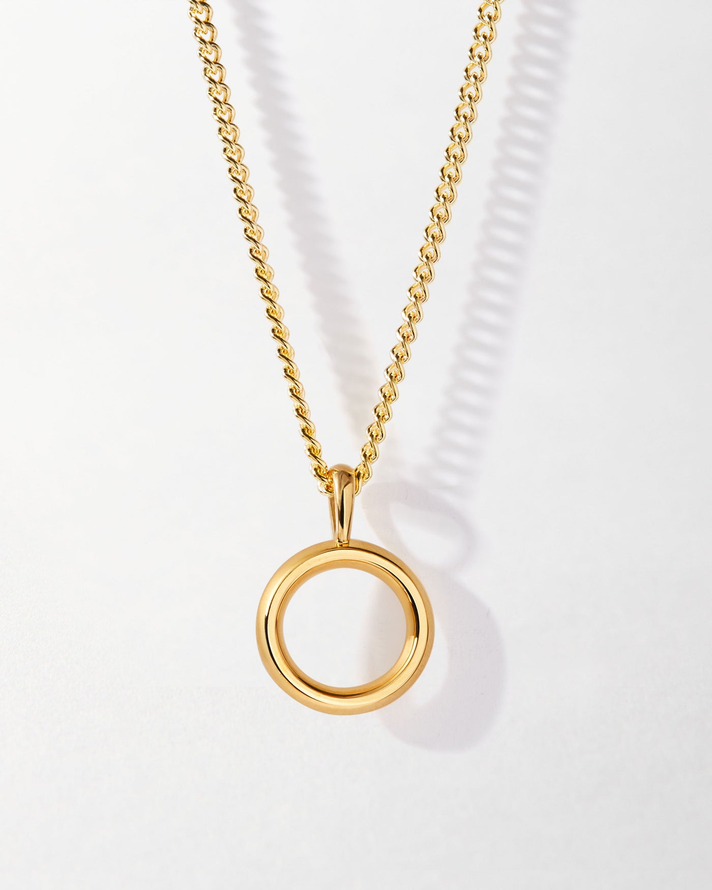 Personalized Curb Chain Necklace with Initial