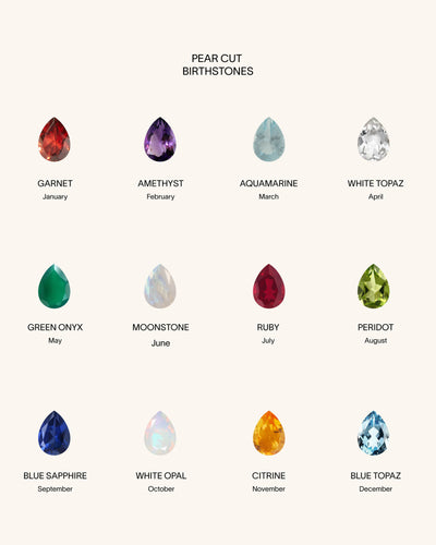 Personalized Trinity Gemstone Ring