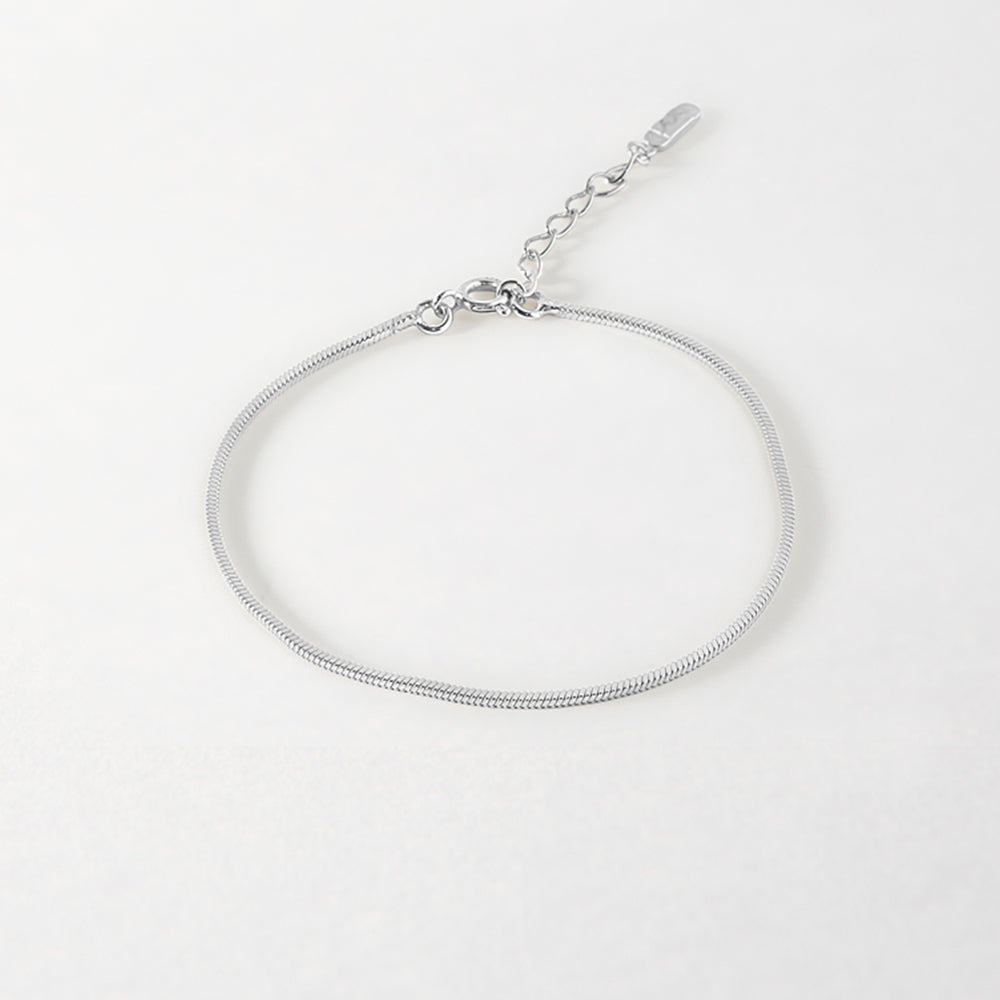 Silver Snake Chain Bracelet