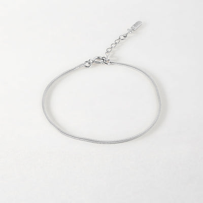 Silver Snake Chain Bracelet
