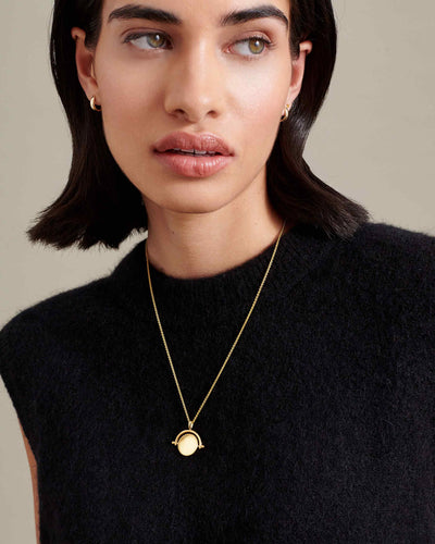 Secret Message Twirl Necklace