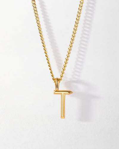 Personalized Curb Chain Necklace with Initial