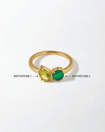 Personalized Toi Et Moi Gemstone Ring