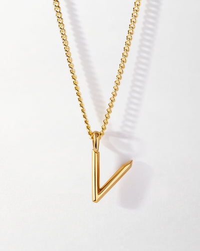 Personalized Curb Chain Necklace with Initial