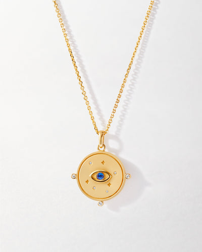 Gold Visionary Charm Necklace