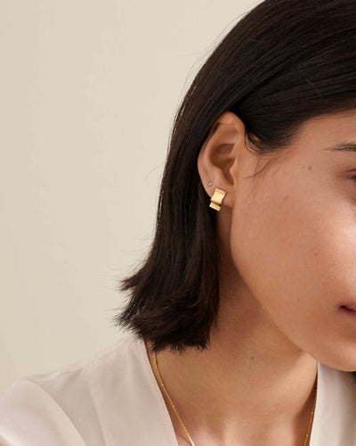 Ocean-Inspired Wave Earrings
