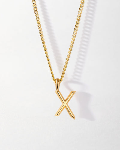 Personalized Curb Chain Necklace with Initial