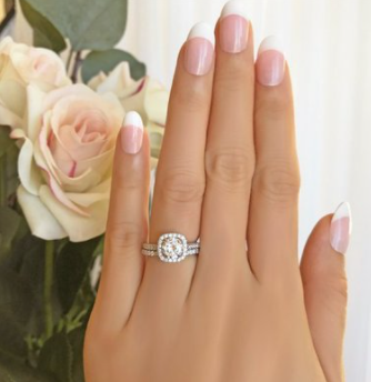 Ladies Inlaid Diamond Ring | Buy Inlaid Diamond Ring