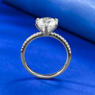 High Carbon Diamond Claw Ring | Buy Rings for Women