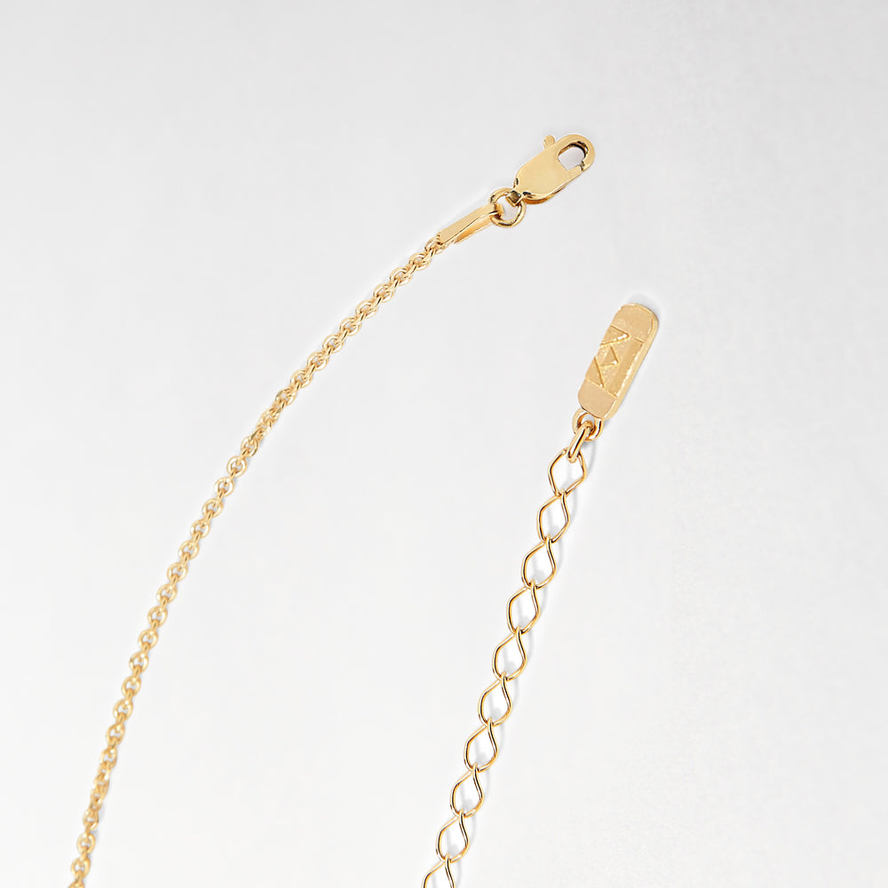 Gold Radiant Pearl Locket Necklace