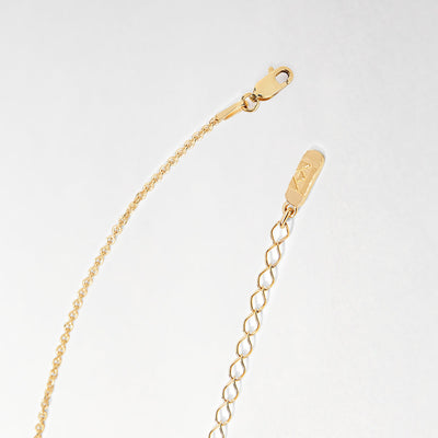 Gold Radiant Pearl Locket Necklace
