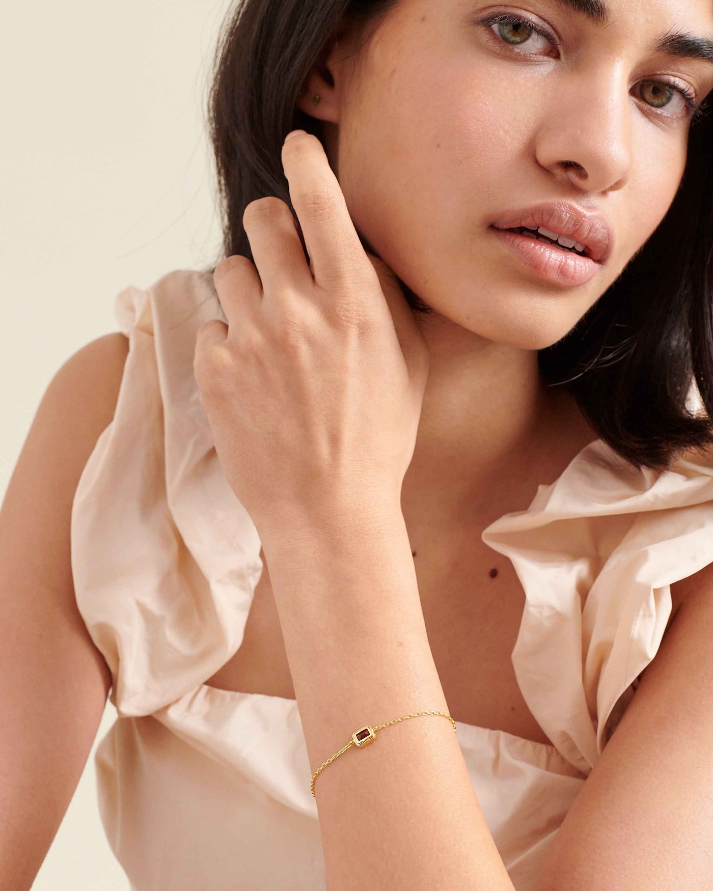 November Birthstone Bracelet with Deco Citrine