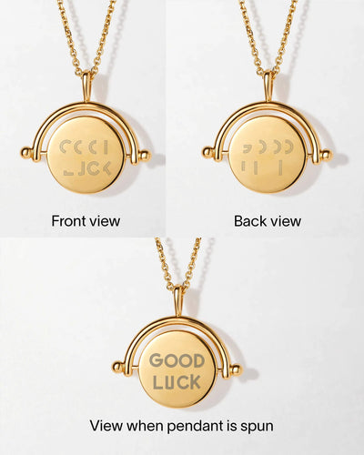 Secret Message Twirl Necklace