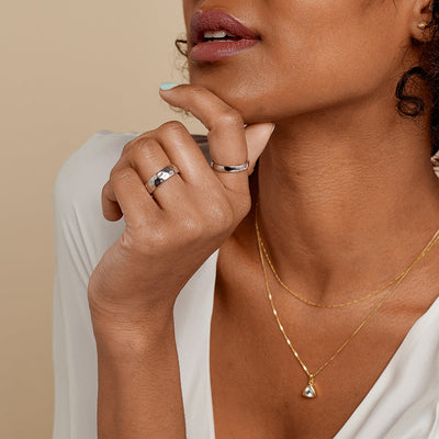 Silver Halo Ring