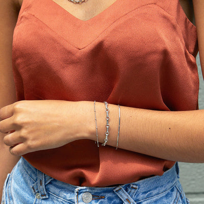 Silver Snake Chain Bracelet