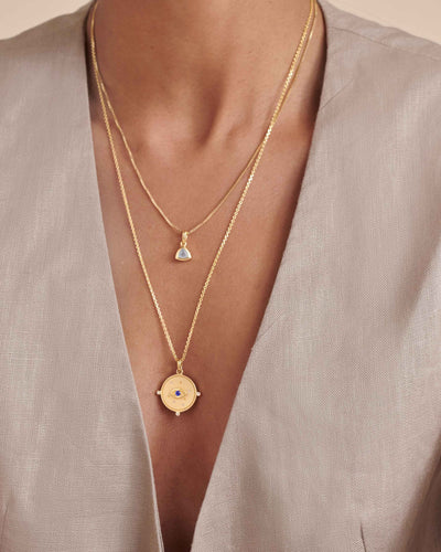 Gold Visionary Charm Necklace